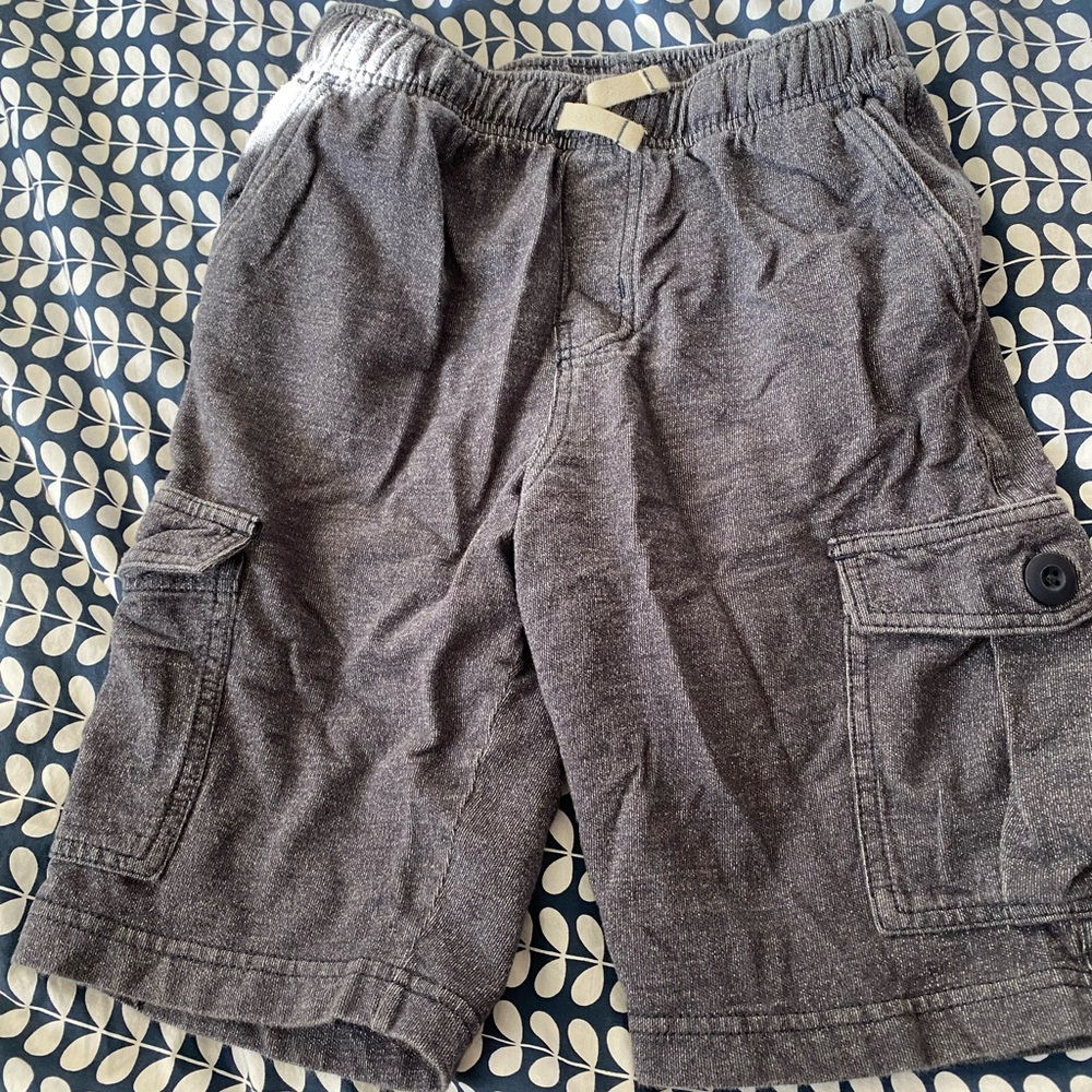 Tea Collection Kid's Charcoal Cargo Shorts